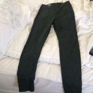 H&M Divided high waist ankle skinny pant - green